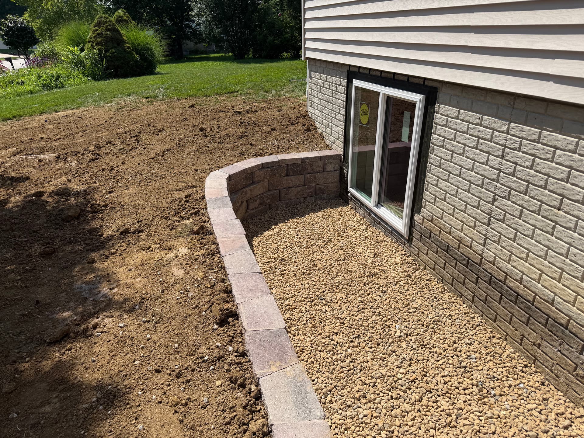 Retaining Wall Build for an Egress Window That Actually Works