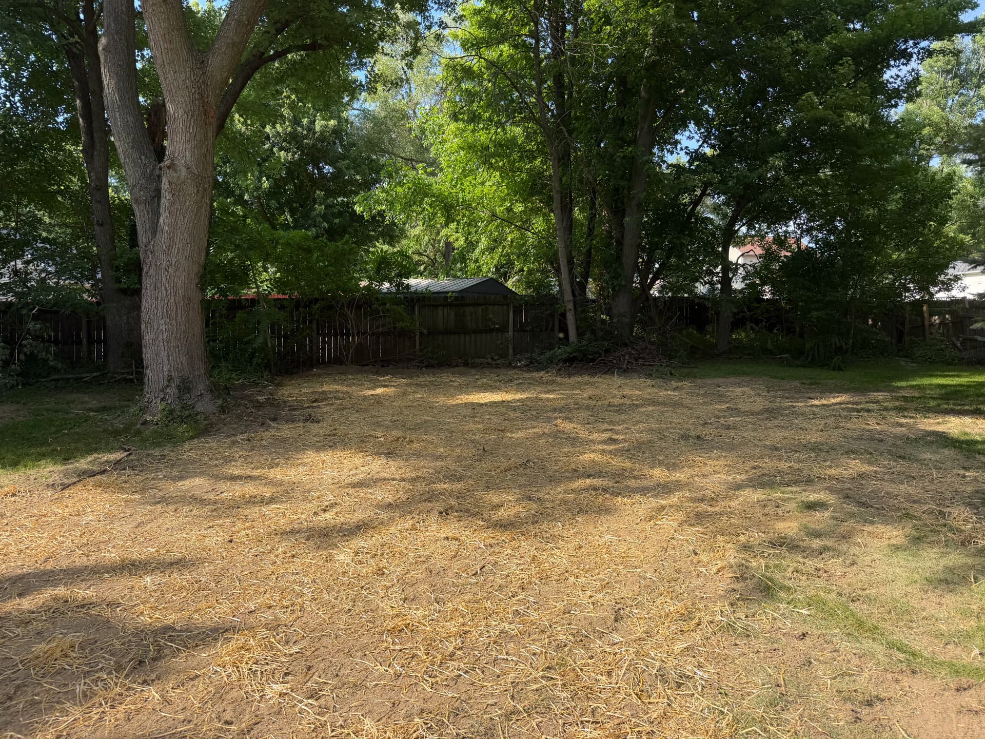 Gallery photos for Garage Demo, Regrading, and Seeding Done Right: Image #2