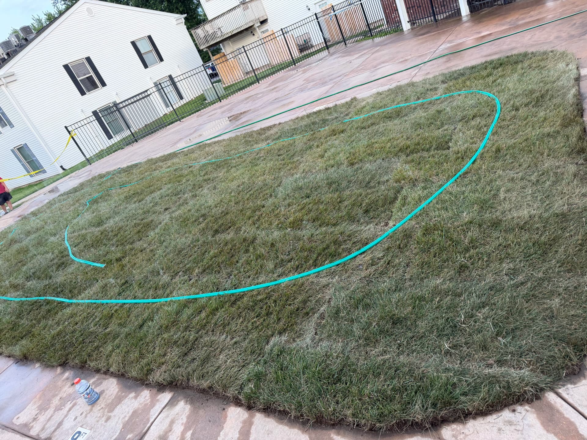 Gallery photos for We Filled an Old Pool and Laid Fresh Sod Over It: Image #2
