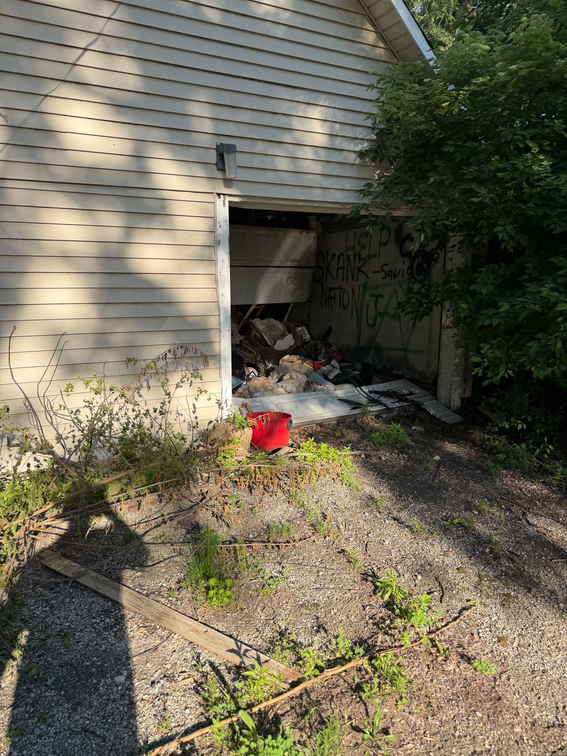 Gallery photos for Garage Demo, Regrading, and Seeding Done Right: Image #1