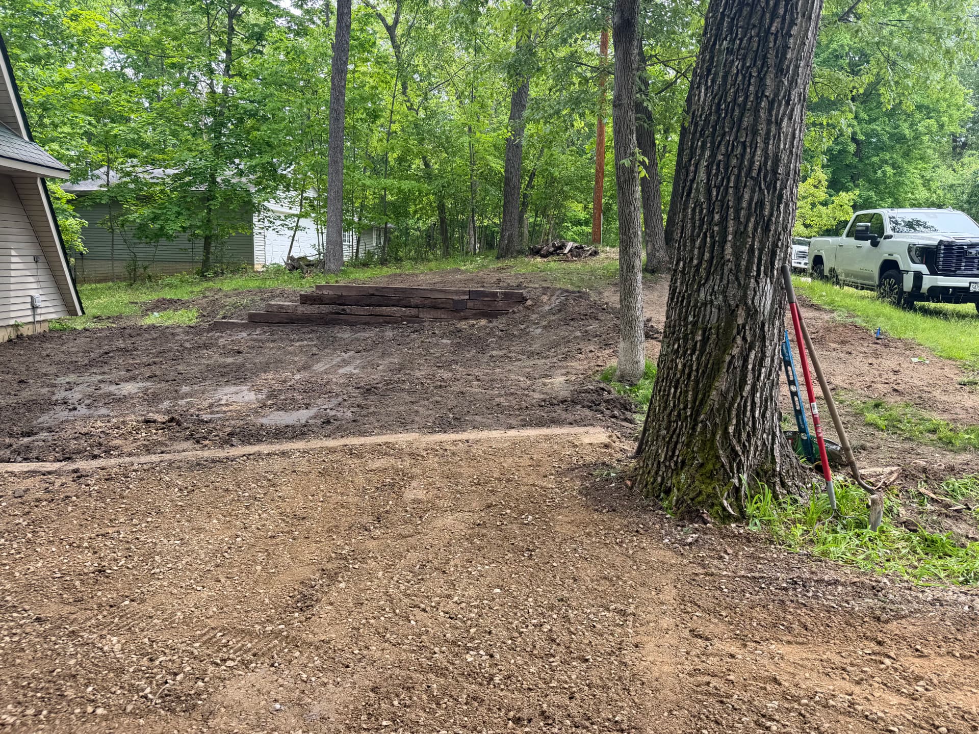 Final Grading and Site Prep Wrapped Up at This A-Frame Property image